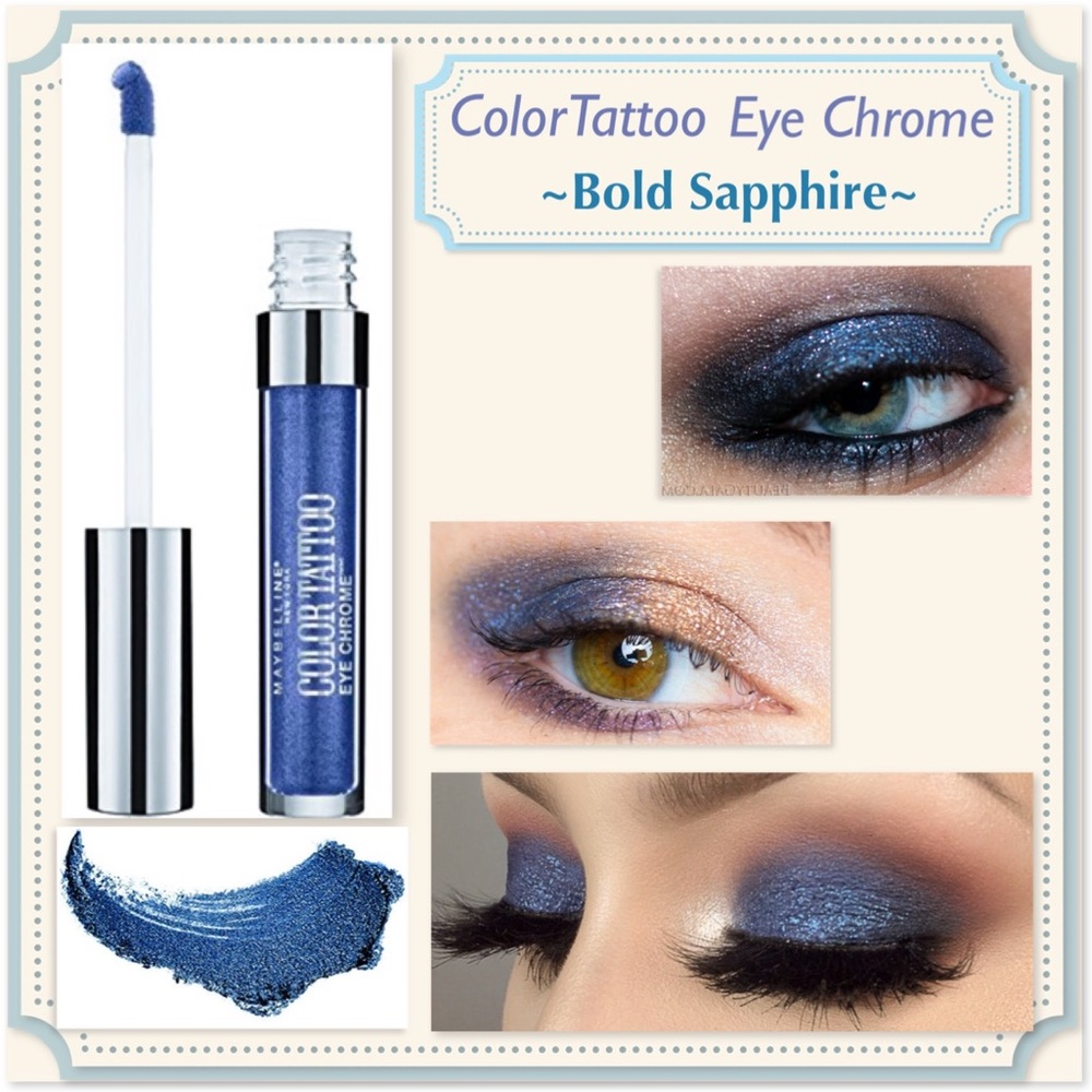 🆕Color Tattoo Eye Chrome "Bold Sapphire" NWT